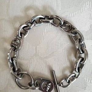 Michael kors silver bracelet